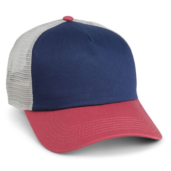 1287 5 Panel Meshback Trucker Cap Thumbnail